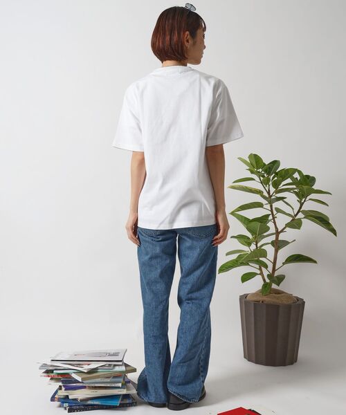 「FFEIN」 半袖Tシャツ LARGE ネイビー メンズ_画像3