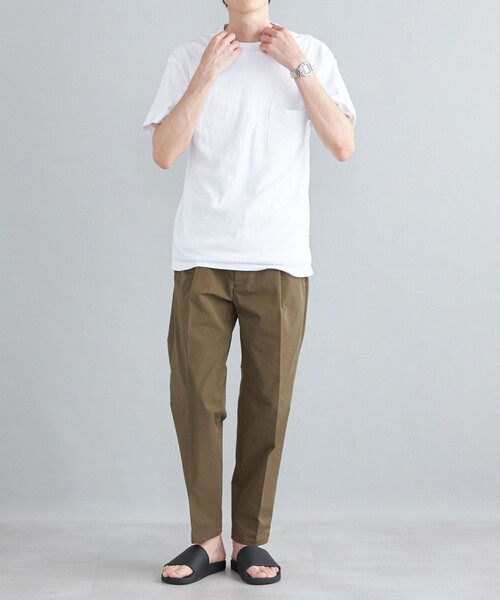 「LOS ANGELES APPAREL」 半袖Tシャツ LARGE クリーム メンズ_画像7