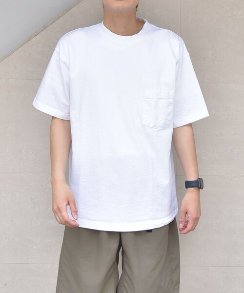「LOS ANGELES APPAREL」 半袖Tシャツ LARGE クリーム メンズ_画像8