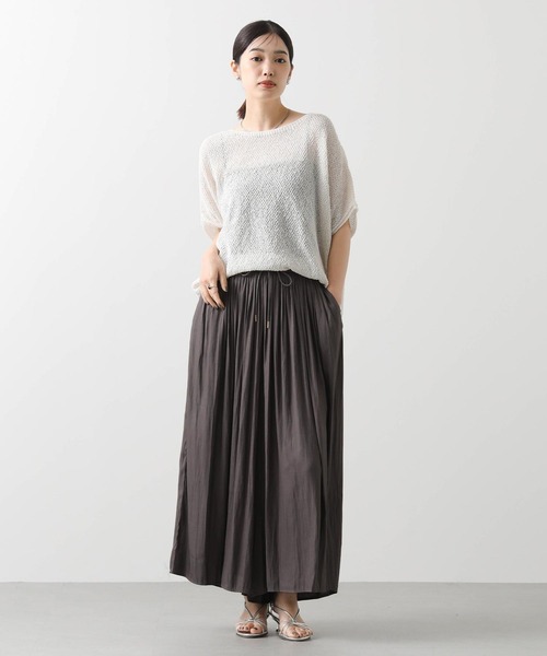 「vingtrois」 「Gready Brilliant」半袖ニット FREE ピンク レディース_画像6