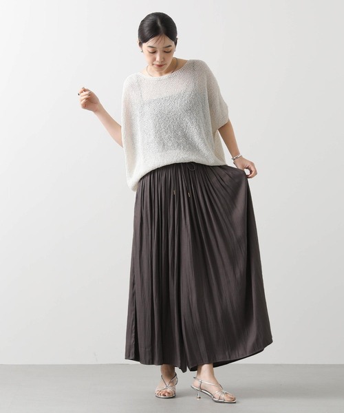 「vingtrois」 「Gready Brilliant」半袖ニット FREE ピンク レディース_画像9