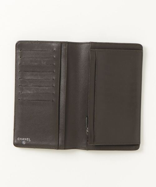 CHANEL（シャネル） ココマーク Vステッチ 長財布 - ブラウン