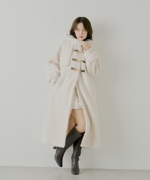 ショートコートchococo❣️様 インペリアルモッサショートPコート｜PETAL ONLINE（ペタルオンライン）