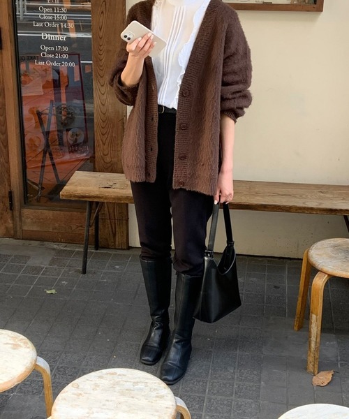 カーディガン cielo alpaca wool cardigan Cielo カーディガン 「Cielo/シエロ」alpaca cardigan / アルパカ