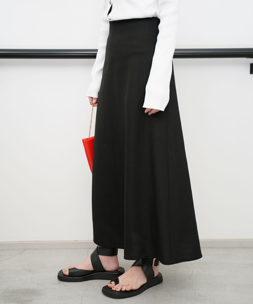 お値下げ！新品同様Deuxieme classe ロングスカート　今季物 Deuxieme Classe（ドゥーズィエムクラス） ロングスカート 34 ブラック