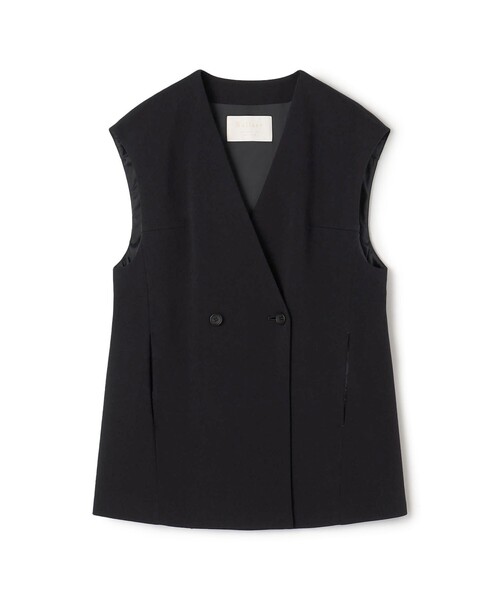 Ballsey ブラック Vネック ベスト Ballsey（ボールジィ） ベスト 36 ネイビー レディース : ZOZOTOWN