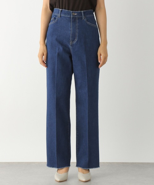 「LEPSIM」 デニムパンツ LARGE ブラック レディース_画像8