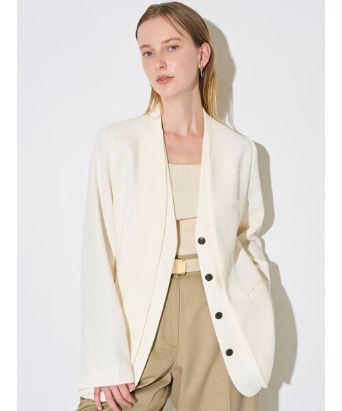 ELENDEEK（エレンディーク） ジャケット ノーカラージャケット