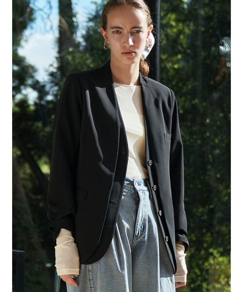 ELENDEEK（エレンディーク） ジャケット ノーカラージャケット