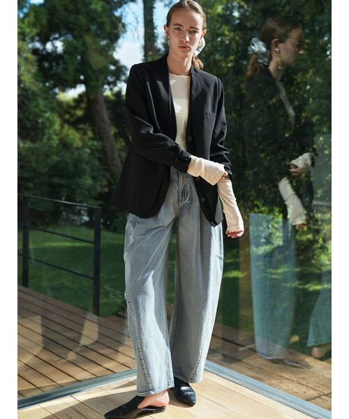 ELENDEEK（エレンディーク） ジャケット ノーカラージャケット