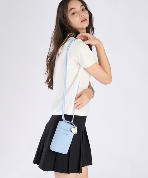 To b. by agnes ショルダーバッグ バッグ ロゴ マルチポシェット