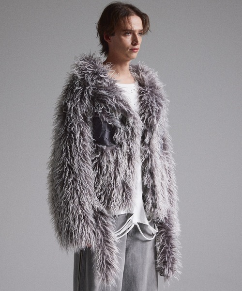 GRANCY 革ジャン ライダース 「GRANCY」Fur Boa Riders Jacket