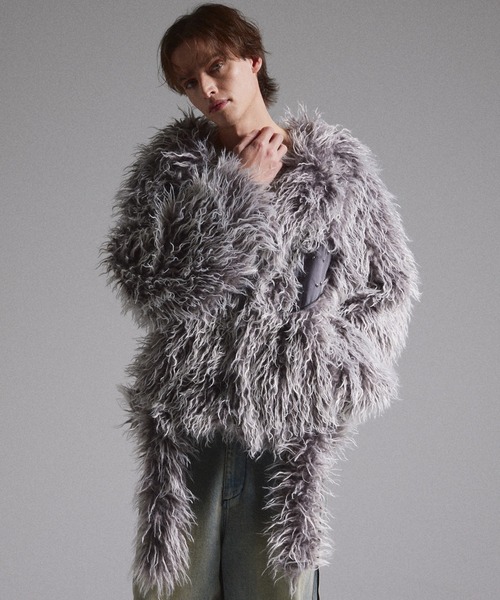 GRANCY 革ジャン ライダース 「GRANCY」Fur Boa Riders Jacket