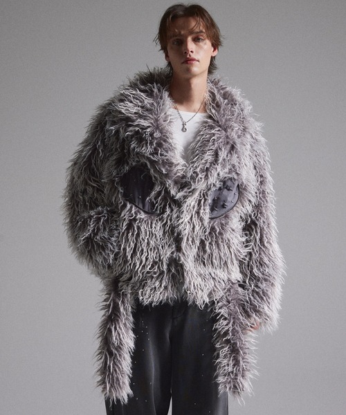 GRANCY 革ジャン ライダース 「GRANCY」Fur Boa Riders Jacket