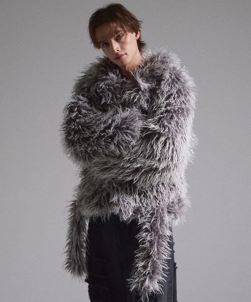 GRANCY 革ジャン ライダース 「GRANCY」Fur Boa Riders Jacket