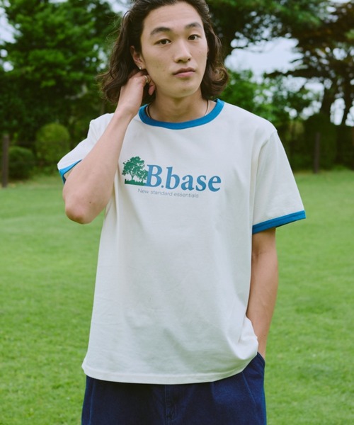 「BROKEN BASE」 半袖Tシャツ LARGE グレー メンズ_画像3