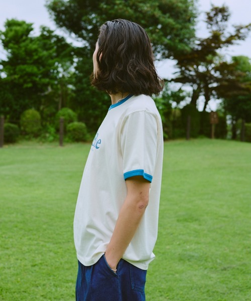 「BROKEN BASE」 半袖Tシャツ LARGE グレー メンズ_画像4