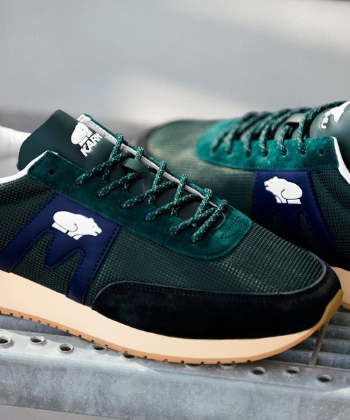 「KARHU」 ローカットスニーカー 7 グリーン レディース_画像5