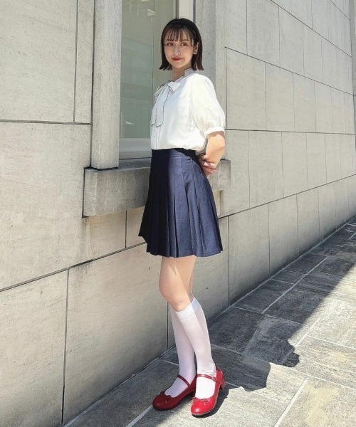 「F i.n.t」 キュロット FREE ネイビー レディース_画像8