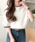 tシャツ 半袖 甘さはそっと、さりげなく。前後...の詳細画像2