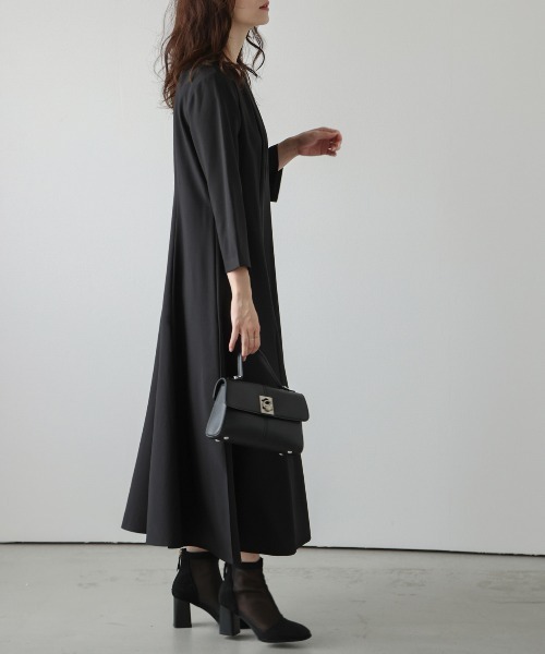「SUGAR BISKET」 「La-gemme」7分袖ワンピース M ベージュ レディース_画像9