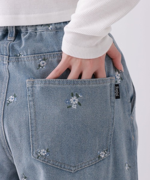 repipi armario（レピピアルマリオ） ワイドパンツ パンツ Flower