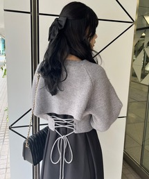 「one after another NICE CLAUP」 コンビワンピース MEDIUM ベージュ レディースの画像4