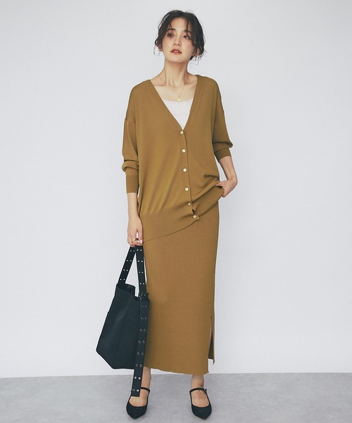 「RIVE DROITE」 ニットカーディガン FREE ブラウン レディース_画像5