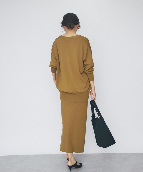 「RIVE DROITE」 ニットカーディガン FREE ブラウン レディース_画像7