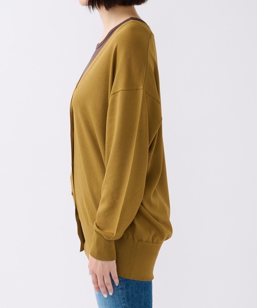 「RIVE DROITE」 ニットカーディガン FREE ブラウン レディース_画像9