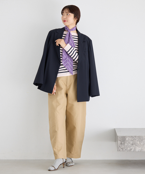 IENA（イエナ） パンツ ダブルクロスバレルパンツ レディース