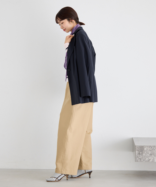IENA（イエナ） パンツ ダブルクロスバレルパンツ レディース