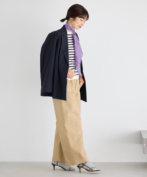 IENA（イエナ） パンツ ダブルクロスバレルパンツ レディース