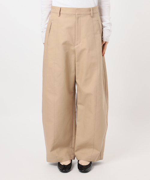 IENA（イエナ） パンツ ダブルクロスバレルパンツ レディース