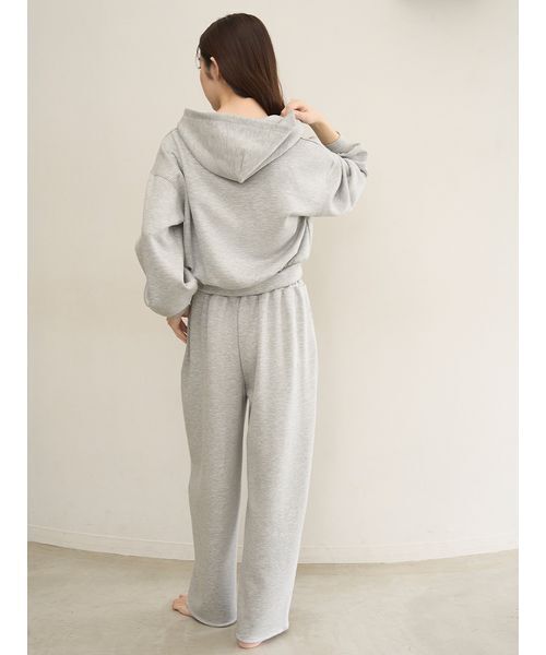 SNIDEL  スウェットルームウェア SNIDEL HOME パジャマ ルームウェア ボンディングスウェットパンツ