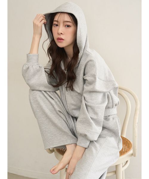 SNIDEL  スウェットルームウェア SNIDEL HOME パジャマ ルームウェア 「SNIDEL × 新木優子」スウェット