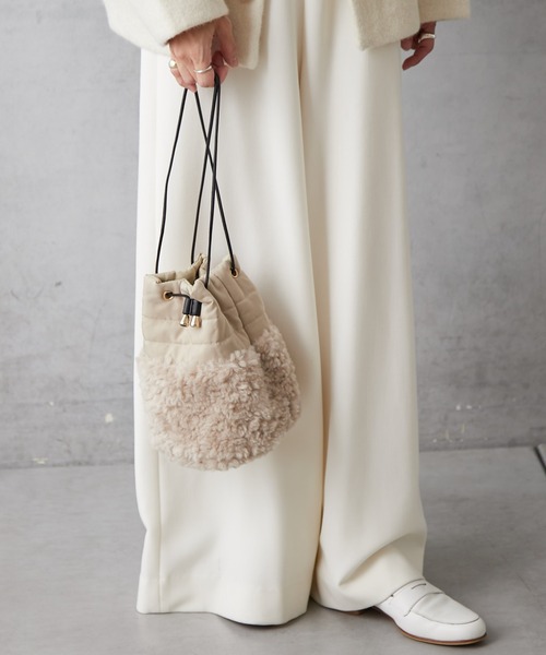 「cache cache」 2WAYバッグ フリー ブルー レディース_画像3