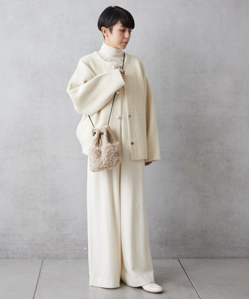 「cache cache」 2WAYバッグ フリー ブルー レディース_画像5