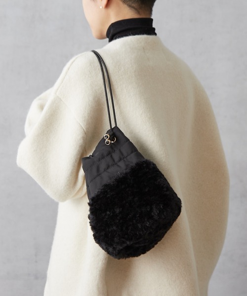 「cache cache」 2WAYバッグ フリー ブルー レディース_画像9