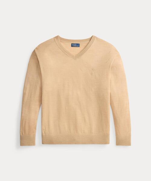 新品タグ付き Polo Ralph Lauren Vネック ウール セーター POLO RALPH LAUREN（ポロ・ラルフローレン） ニット セーター ウール V
