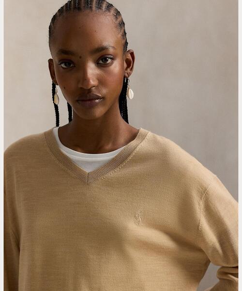 POLO RALPH LAUREN（ポロ・ラルフローレン） ニット セーター ウール V