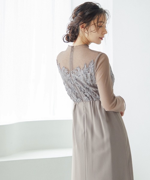 「niana」 長袖ワンピース M モカ レディースの画像