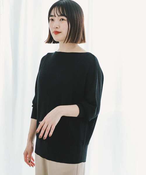 「ITEMS URBANRESEARCH」 半袖ニット FREE ミント レディース_画像7