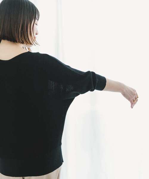 「ITEMS URBANRESEARCH」 半袖ニット FREE ミント レディース_画像9
