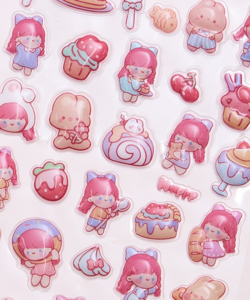SHIZUTA（シズタ） ステッカー SZT：ぷくぷく3D デコステッカー