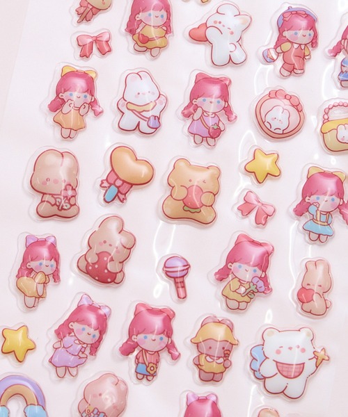 SHIZUTA（シズタ） ステッカー SZT：ぷくぷく3D デコステッカー