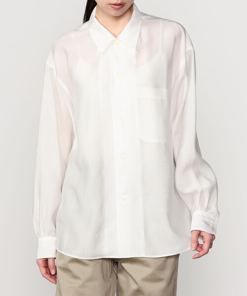 nicolson&nicolson ブラウス シャツ nicholson ＆ nicholson | シアー 