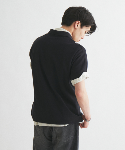FRED PERRY（フレッドペリー） ポロシャツ 別注 ストライプ ピケ