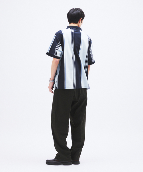 FRED PERRY（フレッドペリー） ポロシャツ 別注 ストライプ ピケ