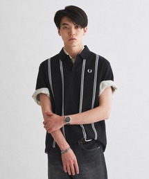FRED PERRY（フレッドペリー） ポロシャツ 半袖 別注 ストライプ ピケ